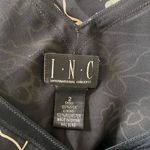 INC Romantic Goth Black Cream Floral Silk Midi Maxi Lace Trimmed Slip Dress 2 XS Photo 7