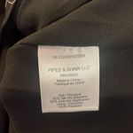 Veronica Beard Anders Dress Black Silk Stretch Floral Long Sleeve Size 4 Photo 2