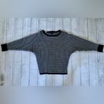 Cyrus  Black and White Patterned Monochromatic Knit Women’s Dolman Sweater M Photo 8