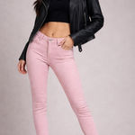 AG Adriano Goldschmied  Pink Low Rise Legging Ankle Skinny Jeans 25R Y2K Photo 0