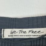 Free People We The Free -  Big Sur Tie Dye Blue Combo L/S Shirt Size XS EUC #1175 Photo 6