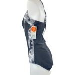 NEW Charmo Black Abstract Sleeveless Cutout Surf One Piece Swimsuit Swimwear XL Photo 3