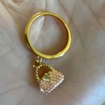 Dangling Purse Ring Gold Photo 0