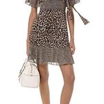 Michael Kors 🐆 Mix Cheetah Ruffled Dress 👗 Photo 0