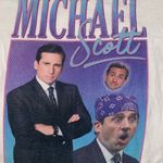 Gildan the office michael scott graphic cropped t shirt Photo 4