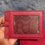 Prada  Crimson Leather Wallet Set Photo 6