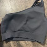 One Shoulder Padded Crop Top / Sports Bra Photo 6