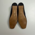 Dolce Vita Reyes Mary Jane Ballet Flats Leather Square Toe Buckle Black Silver Size 11 Photo 10