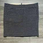 Trina Turk Navy Cream Mini Skirt Women's 6 100% Cotton Lunch Pockets Holiday Photo 0