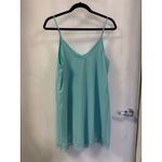 ASTR  Lace Trim Mini Dress V Neck Sleeveless Casual Summer Dress Photo 4