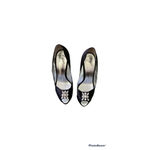 Giuseppe Zanotti  Crystal Peep Toe Heels Photo 1