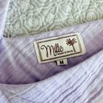 Mille Catarina Dress in Taffy Purple Double Gauze Cotton Resort Travel Size M Size M Photo 8