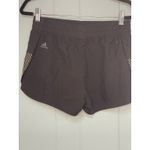 Adidas Women's Black Climalite Running Shorts Size Small Reflective Stripes Photo 1