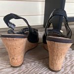 Sperry  TOPSIDER SOUTHAMPTON patent leather cork wedge slingback front bow shoes Photo 3