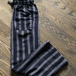 SO NWOT  Black and White Stripped Pants Photo 0