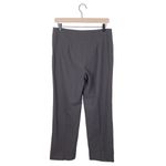 Armani Collezioni Women's Flat Front Dress Pants Trousers Dark Grey Taupe Size 4 Photo 1