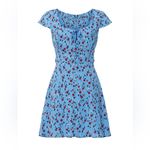 BB Dakota Blue Floral Mini Dress, 6, NWT Photo 2