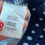 J.Crew • Navy White Polka Dot Linen Boardwalk Shorts Photo 4