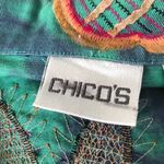 Chico's Retro Vest Boho Artsy Festive Embroidered Photo 6