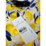 Ann Taylor  - Lemon Blossom Sleeveless Top in Yellow & Blue Photo 1