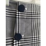 Loft Womens 8 Black Houndstooth Skirt Lined Collegiate Old Money Academia A Line Photo 2