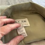 Oscar de la Renta Green Boxy Button Down Jacket Photo 10