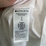 Athleta Women’s White Outbound Twist Back Short Sleeve Summer Tee Sz S Photo 3