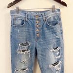 Free People  Blossom Rigid Skinny Jeans OB901610 High Rise Button Fly Size 27 Photo 1