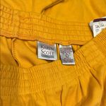 Karen Scott NWT Vintage Yellow Gold Casual Mom Shorts Large Photo 4