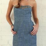 Free People  Denim Stud Dress Photo 2