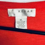 Kenar  Orange V-Neck Long Sleeve Shirt XL Photo 3