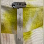 Young Fabulous and Broke  Green and White Tie-Dye Shoulder Pad Sleeveless Top Sz M Photo 3