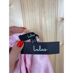 Lulus NWT  Majestic Perfection Light Pink Ruffled Halter Maxi Dress Bride Sz XS Photo 5