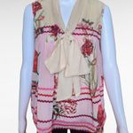 Anthropologie  Verb Pallavi Singhee Lodi Floral Sleeveless Blouse Size XS Photo 1