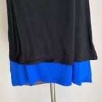 Olivia Moon  sz S blue black‎ layered tank top Photo 1