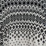 Vintage Paris Sport Club Womens Heavy Knit Turtleneck Sweater Size M Beige Black Size M Photo 1