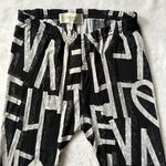 Charlotte Russe Peace Heart Key Love Leggings in Black/White/Gray - Size XS Photo 2