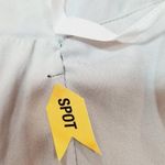 Michael Costello x REVOLE Etta Mini Wrap Dress in Baby Blue XS Photo 8