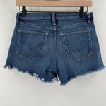 Hudson Jeans HUDSON Gemma Jean Shorts Size 24 Denim Cotton Stretch Distressed Cutoff Blue Photo 2