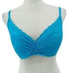 Victoria's Secret  Neon Blue Lined Demi Size 32D Photo 0