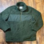 Weatherproof Original  Pullover Teddy Jacket 1/4 Zip‎ Green Women's XL Photo 0