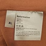 Reformation ๐๐ Annalise Embroidered Midi Wrap Dress ~ Praline XL Photo 14