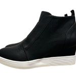 Journee Collection Clara Wedge Sneaker Size 9.5 Women’s Black NEW Photo 1
