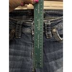 Silver Jeans Pioneer Boot Med Wash Low Rise Embroidery Size 25x31 Logo Boho Photo 1