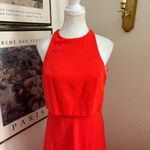 Jill Stuart JILL Iva Crepe Maxi Dress In Red Size 8 Formal Photo 4
