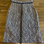 ZARA  Ausie Blogger Favorite Tweed Pencil Skirt Knee Textured Classy Old Money S Photo 0
