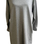 B. Young The Collection Travel Sweatshirt Dress Size Small Oversized Gray Pocket Photo 0