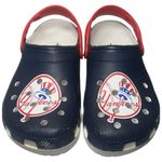 Crocs  UniSex Women’s 7 Blue White Red MLB New York NY  Yankees Classic Clogs Photo 3