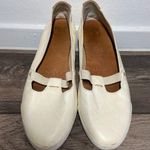 Frye Melanie Slip On white 100% leather antiques vintage Italian 9 Photo 2