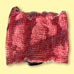Polly & Esther Red Gingham Tube Top  Photo 0